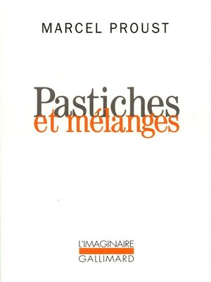 cover image of Pastiches et mélanges